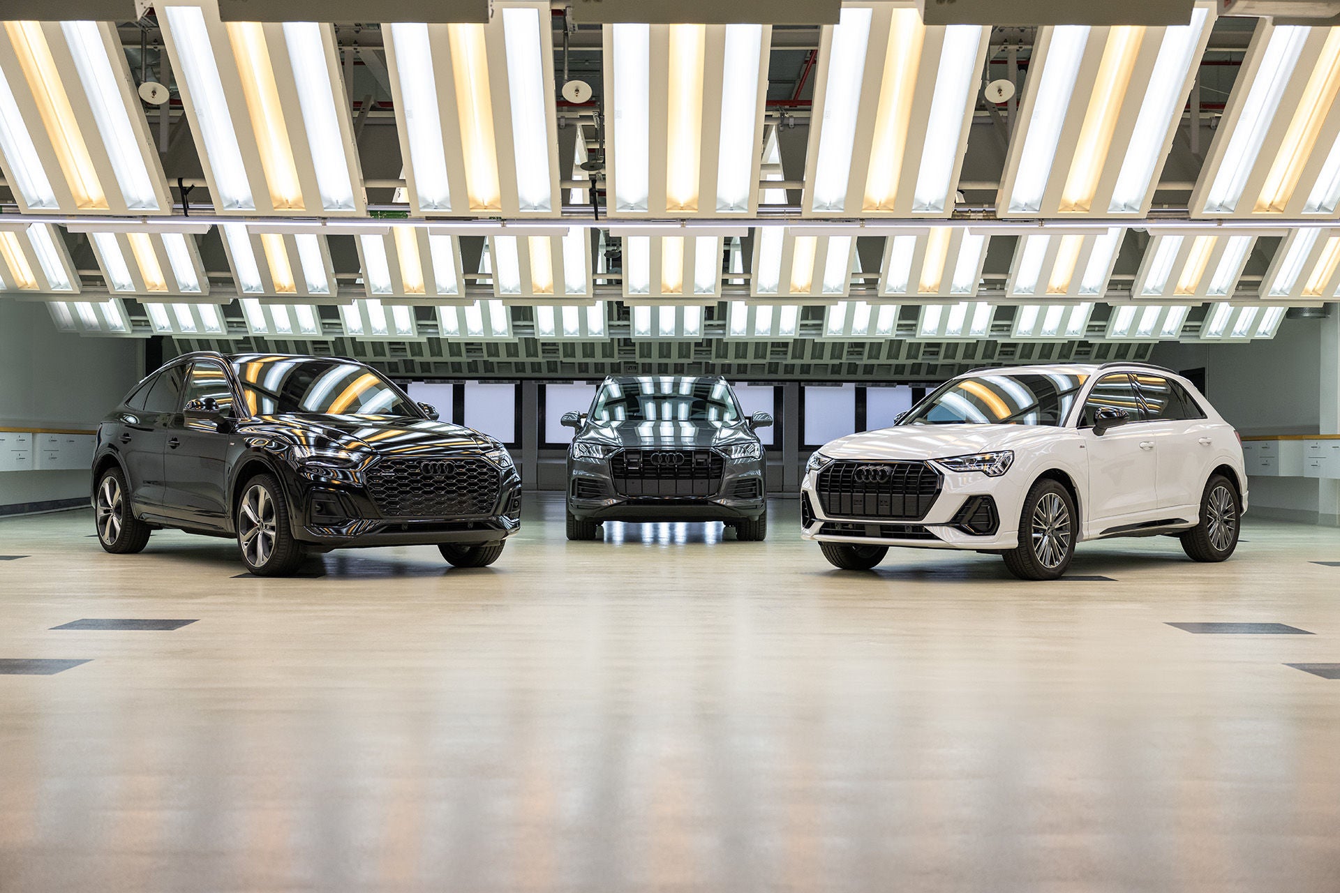 3/4 & front profile of an Audi SUV family; older model body style